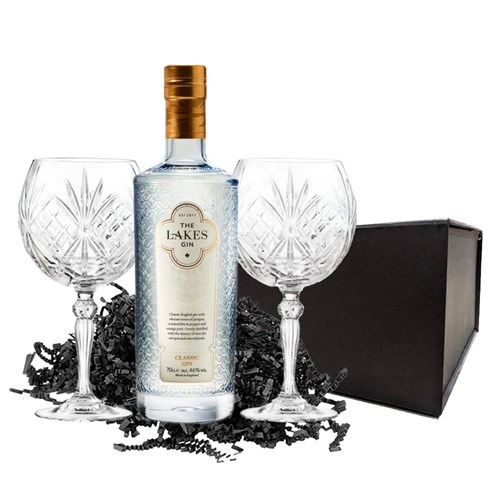 The Lakes Gin 70cl And Melodia Copa Glass Gift Set